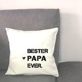 Bio-Baumwoll Kissenhülle, Geschenk für Papa